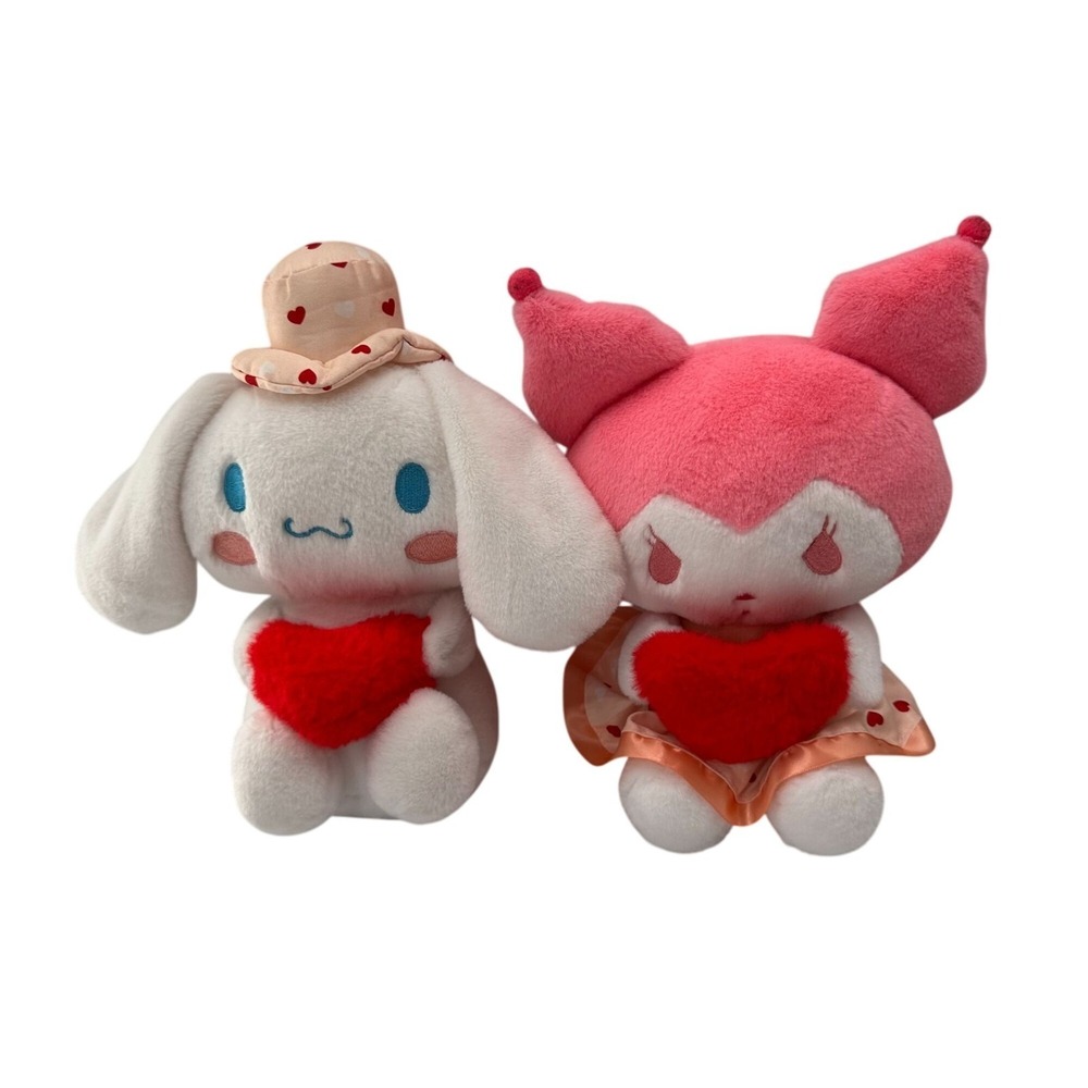 Kawaii Sanrio Cinnamoroll Kuromi‎ Plush Dolls Set Plush Stuffed  Anime Animals